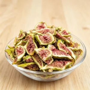 Ding Li Ready to Eat Green Skinned Ficus Carica Dried Figs 0.5kg Bulk Pack Syrup Processed Sweet Taste 1 Year Shelf