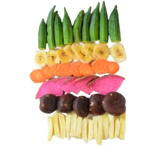 Direct From Manufacturer Mixed Fruit & Vegetable Crisp Hard Texture Tasty Snack for Low Calorie Lovers Box Packaging