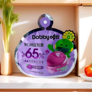Dobby Peeled Juice Gummy Candy Vitamin C Mango 73g Jelly Beans 12 Months Shelf Life Instant 48 Count