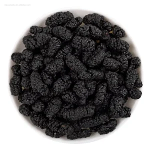 Dried Black Mulberries Whole Natural Sun Dried Mulberry Fruit Bulk Herbal Tea Ingredient Snack Superfood