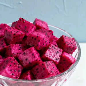 Dried Dragon Fruit Slices Open Air Cultivated Natural Colors Original Flavor Low Moisture 10% Max Moisture Bulk 50kg FD Drying
