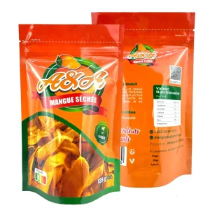 Dried Fruit Doypack Glossy Finish Aluminum Foil Plastic Packaging Bag Stand up Pouch with Resealable Ziplock
