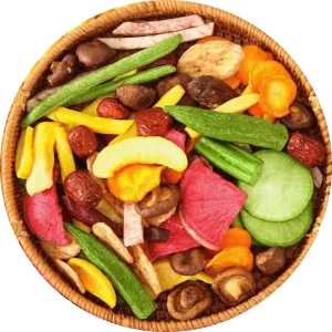 Dried Mixed Fruit and Vegetable Crispy Healthy Snacks Chinese Specialty Fruit and Vegetable Snacks