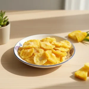 Dried Pineapple Preserved Fruit Blocks Circles Snacks Loose 1-pound Canned