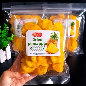 Dried Pineapple Preserves Fruit Paste Sweet Dried Pineapple Snacks for Leisure Office