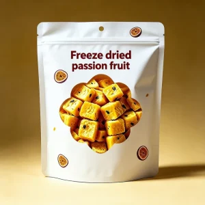 Dried Sour Passion Fruit Halal Snack 50g Gift Packaging Custom Low MOQ Free Design
