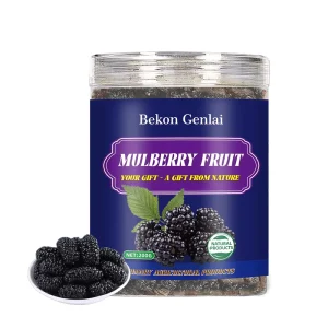 Dried Sweet Mulberry Fruit 200g Tinned Can Supports Natural Vitality Boost Antioxidant Benefits Daily Snacking In Stock
