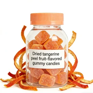 Dried Tangerine Peel Fruit flavored Gummy Candies