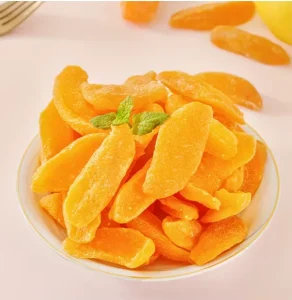Dried Yellow Peach Slices natural fresh fruit dehydrated