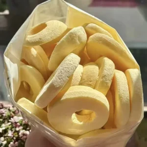 Drop shipped Apple Crisps Hand Sliced Freeze Dried Apples Low GI Dried Apple Slices 20g 100g Bag Perfect Snack for Pregnant