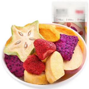 Dry Freeze FD Fruit Mixed Fruit Chips 100% Natural Durian Strawberry Figs mango Yellow Peach