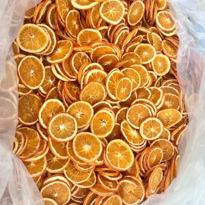 Dry Fruits Factory Supply Dehydrated Dried Orange Slices for Tea Drinking Garnish and Christmas Decoration