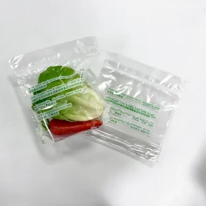 Durable PET Plastic Bags with Heat Seal Micro Perforated Bag With Zipper Plastic Packaging Bag