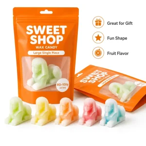 Egyptian Theme Party Favor Sweets 3D Sphinx Wax Candy 100g Large Piece Chewy Fruit Treats