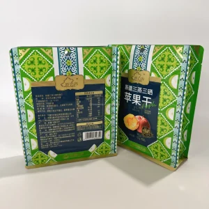 Eight Side Sealed Sugar Free Dried Apple Pouch for Sugar Free Dried Fruit