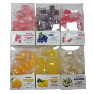 Exotic Candy Mango Juice Gummies Fruit Flavor Jelly Candy Fruit Shape Soft Sweets Various Tastes Gummy Candy