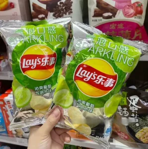 Exotic Snacks 40g New Product Lay’s Salty Sparkling Water Flavored Potato Chips Bag