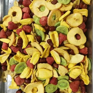Export Grade Gefriergetrocknet Apple Strawberry Kiwi Jackfruit Jujube Mixed Freeze Dried Fruit