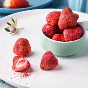 FD AD Freeze Dried Strawberry Slices Sweet Peel Water Preserved Bulk Packaging Ready to Eat Dried Fruit