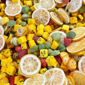 FD Dried Freeze Dryer Food Mix Crispy Passion Fruit with Cooling Tea in Bulk Packaged Water-Preserved Sour Taste