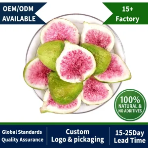 FD Freeze Dried Fig Crisps Natural Fruit Snack Bulk Supplier FD Fig Chips Healthy Vegan Fruit Snack