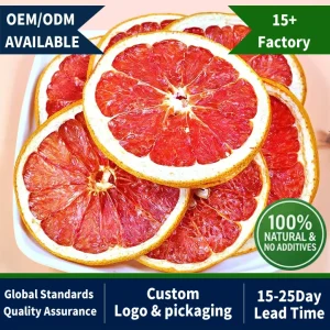FD Freeze Dried Grapefruit Slices No Added Sugar Natural Citrus Snack Bulk