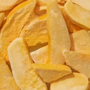 FD Freeze Dried Sweet Mango Sliced Fruit Snacks Water Preserved ISO Certified 50g Ready Eat Bulk Packaging