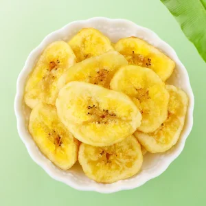FD Freeze dried Banana Crisps 100% Natural Vegan Gluten free Sweet Taste 1000g Bulk OEM Snack Factory