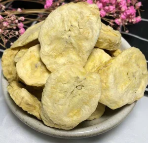 Factory 100% Natural No Additives Freeze Dried Banana Slices Healthy Crispy Fruit Snacks