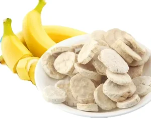 Factory Bulk 100% Natural Freeze Dried Organic Banana Slices Preserved Snack Chips for Baking