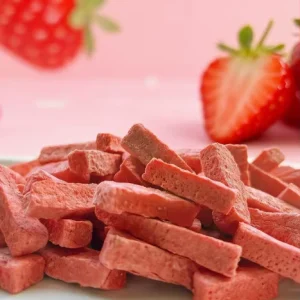 Factory Bulk Freeze Dried Fruit Strips Mixed Strawberry Mango Pitaya Crispy Snack Large Stock Price