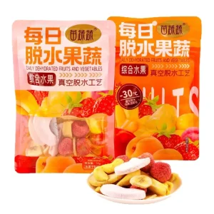 Factory Bulk Freeze Dried Mixed Fruit Mango Banana Fig Apple Strawberry Pineapple Honey Freeze Dried Fruit