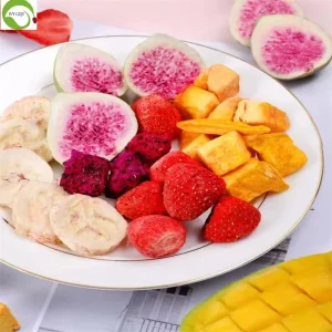 Factory Bulk Freeze Dried Mixed Fruits Mango Banana Fig Apple Strawberry Freeze Dried Fruit