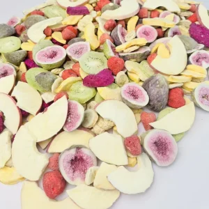 Factory Bulk Lyophilized Fruit Mixed Freeze Dried Banana Strawberry Kiwifruit Fig Dragon Fruit Yellow Peach Apple
