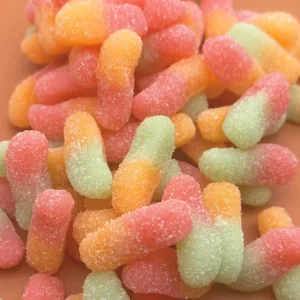 Factory Custom Cartoon Toy Gummy Candy Mixed Fruity Flavor Sour Soft Chewy Confectionery