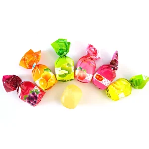 Factory Customized Multiple Colors Fruity Flavored Hard Candy Sweets in Box with Cartoon Shape for Party