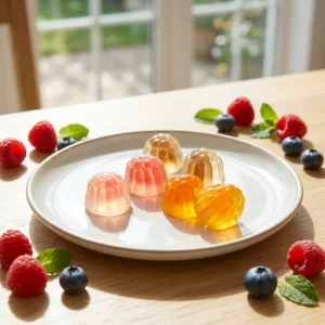Factory Direct Bulk Bi-color Raspberry Gummy Candy Assorted Fruit Jelly Sweets
