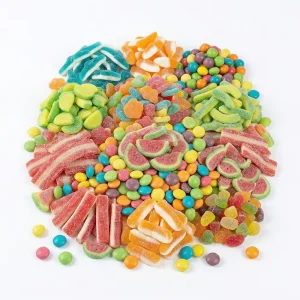 Factory Direct Custom Gelatin Pectin Sour Sweet Fruit Gummy Candy OEM Private Label Bulk for Global Supermarket