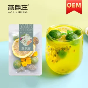 Factory Direct Lemon Passion Fruit Kumquat Tea OEM Dried Fruit Tea Bags for Healthy Lifestyle and Beverage Brands