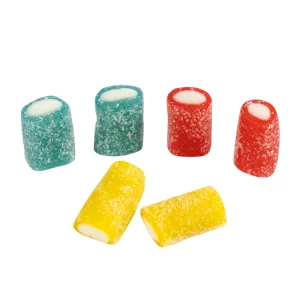 Factory Direct Mini Sour Pencil Bites Filled Licorice Candy Chunks with Sugar Coating