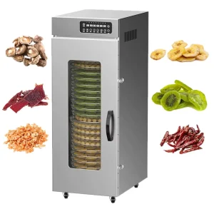 Factory Direct Sale 22 Layers Rotating 360 Degrees 1700W Hot Wind Fruit Drying Machine with CE
