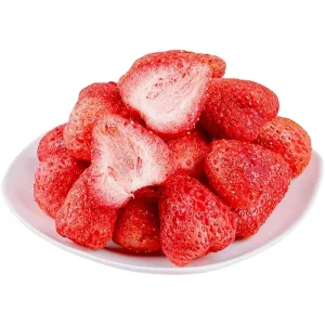Factory Direct Sales Freeze Dried Strawberries GMO Free Candied Fruit Natural Dry Fruits in Vacuum Pack