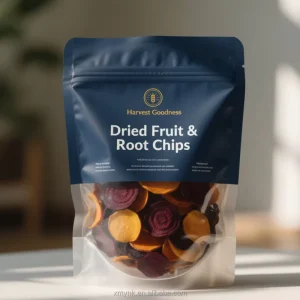 Factory Direct Supply Food Grade High Barrier Matte Black Dried Fruit Doypack Bag