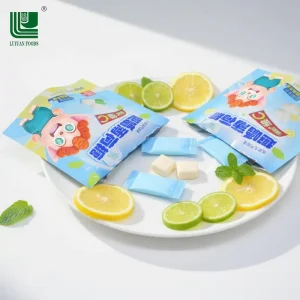 Factory Direct Supply OEM China Confectionery Manufacturers License Cartoon Strong Mint Chewy Candy Peppermint Sweet