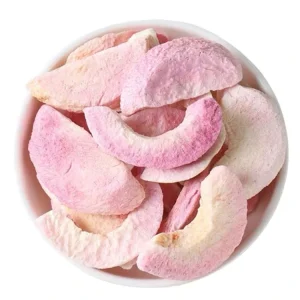 Factory Directly 100% Natural Fruits Freeze Dried Peach Pink