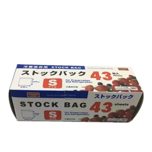 Factory Directly Supply Customized Factory Direct Fresh Fruit Preservation Bag Food Grade Double Zipper Plastic Bag for Storing Food