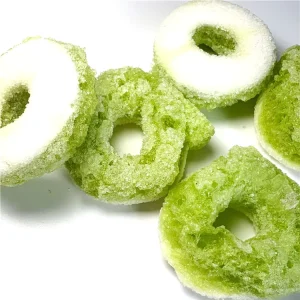 Factory Freeze Dried Candy Assorted Fruity Flavors Crunchy Freeze Dried Donut Gummy Candy Snacks Sour Sweets