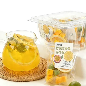 Factory Freeze Dried Passion Fruit for Drinks Rich Vitamin C Natural Dried Passion Fruit Cubes for Juice Tea DIY Private Label