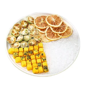 Factory Green Tangerine Lemon Passion Fruit Tea Freeze dried Blended Instant Tea Powder Sweet Sour Summer Cold Bag
