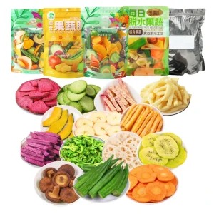 Factory High Quality Healthy Snacks Freeze dried Mixed Dried Fruits Vacuum Fried Vegetable Crisps Fruit Crisps